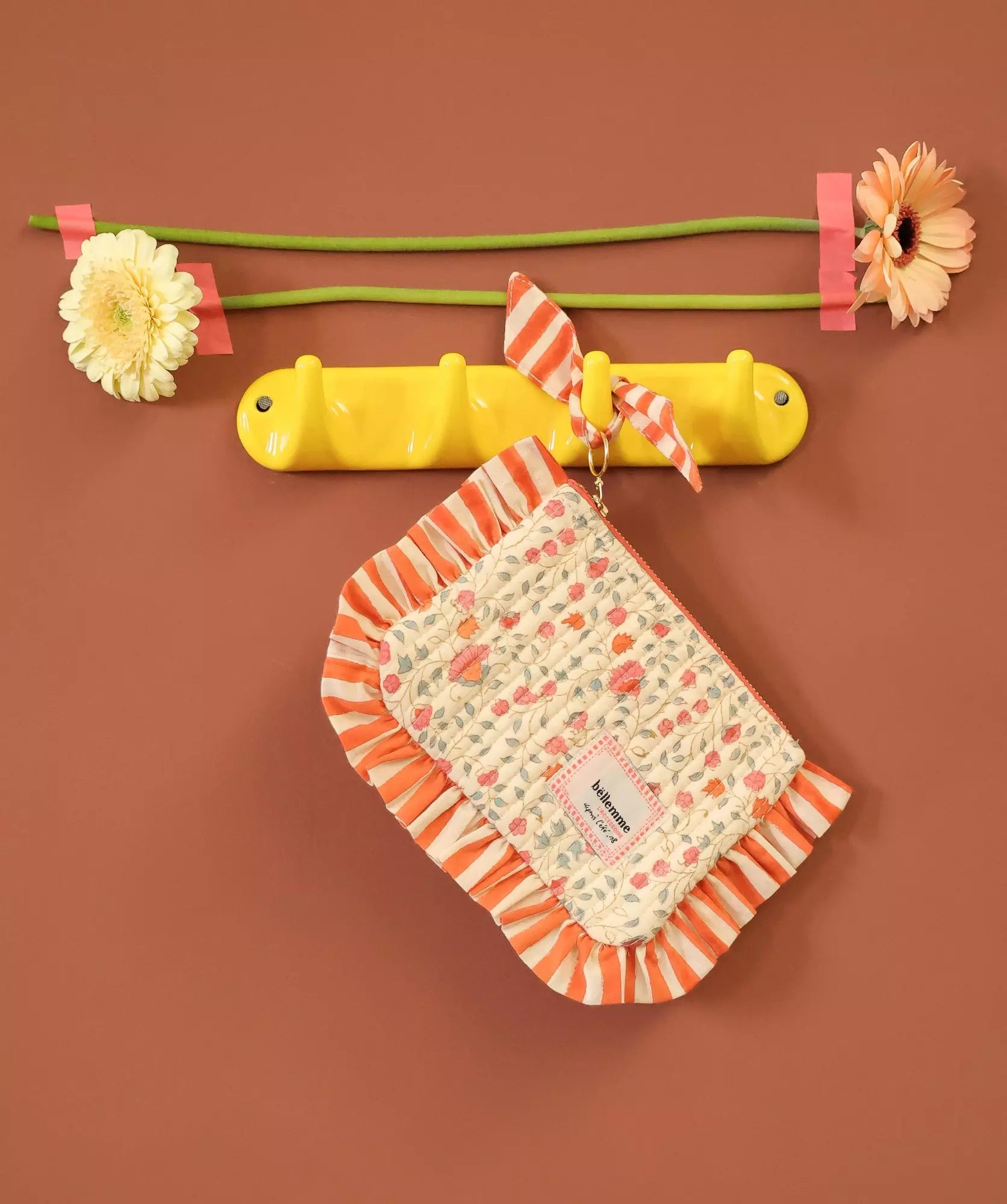 Mini pochette rosa sorbet d'été bellemme