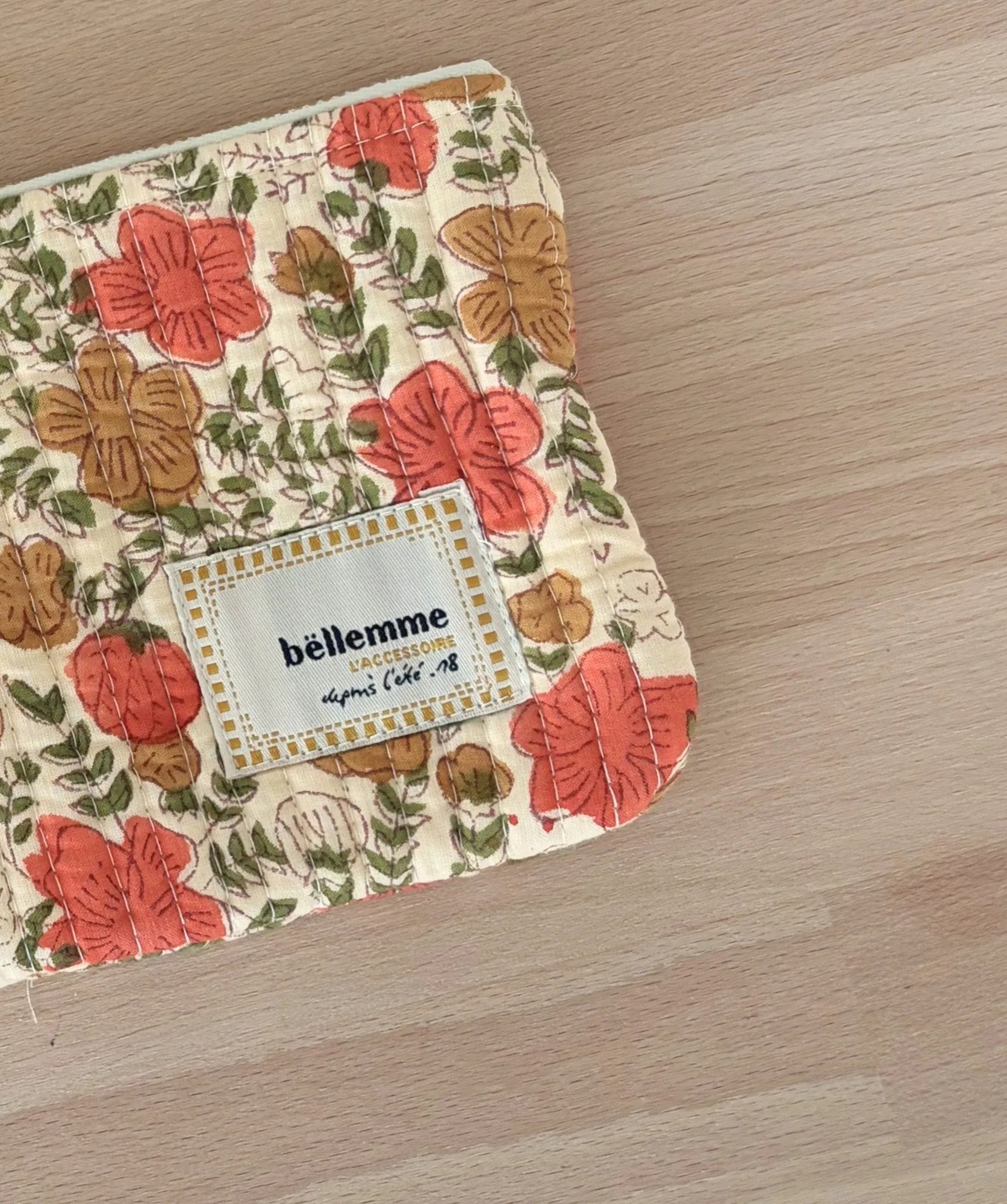 Mini pochette sid Ellis ocre Bellemme