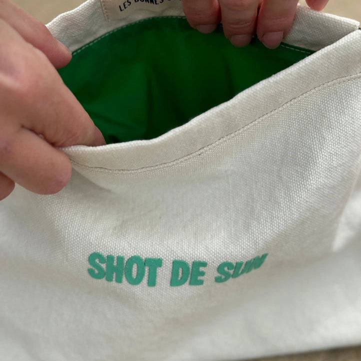 pochette creme shot de sun