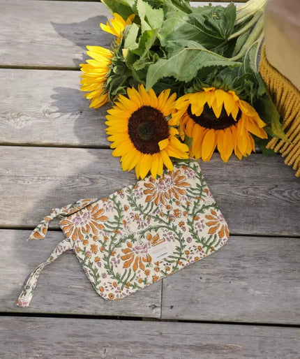 Pochette Palmyre caramel bellemme