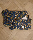 Pochette Navy léopard bleu 