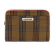 Pochette d'ordinateur motif tartan