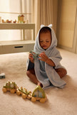 poncho de bain miffy cloudy blue Jollein