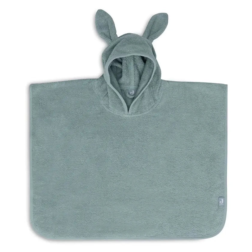 poncho de bain bleu