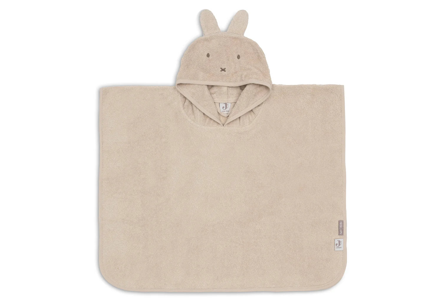 Poncho de bain beige Miffy Jollein