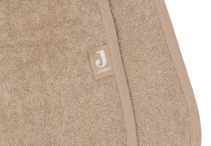 Poncho de bain jollein milky coffee