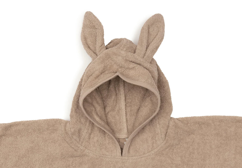 Poncho de bain jollein milky coffee