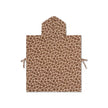 Poncho fleurs sauvage marron
