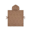 Poncho fleurs sauvage marron