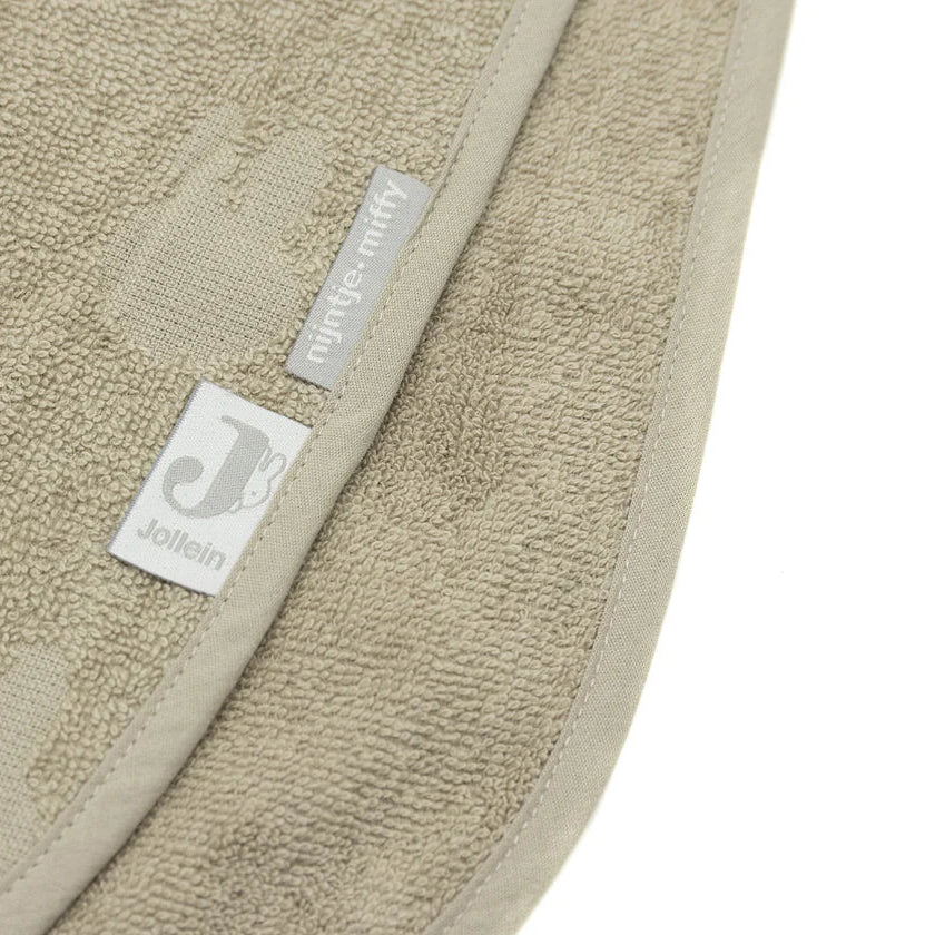 poncho de bain miffy jaquard olive green