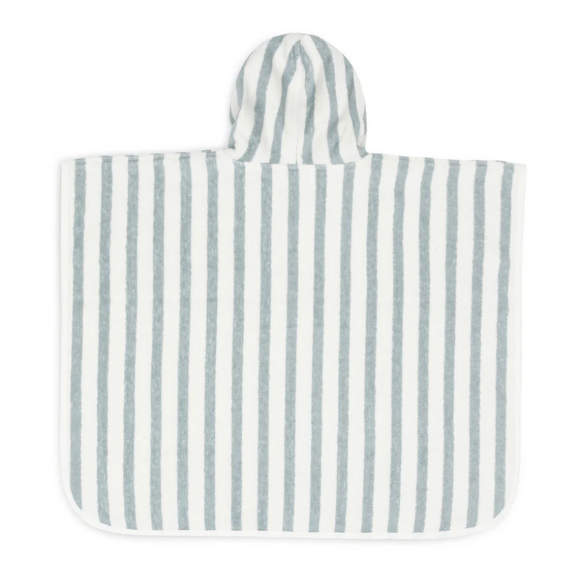 poncho de bain stripe sea green