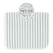 poncho de bain stripe sea green
