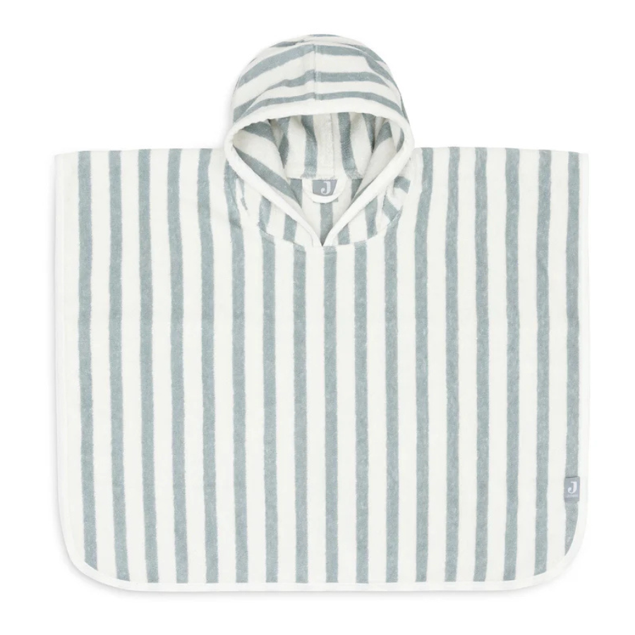 poncho de bain stripe sea green