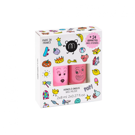 Coffret pop vernis et stickers nailmatic