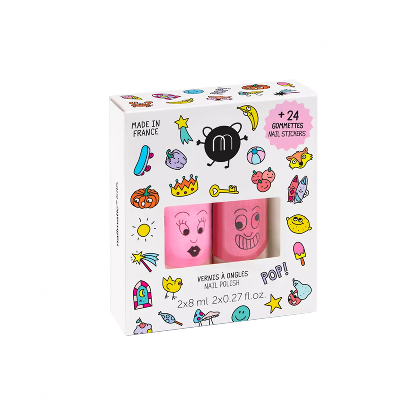 Coffret pop vernis et stickers nailmatic