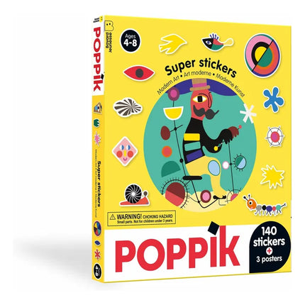 Poppik stickers modern art 