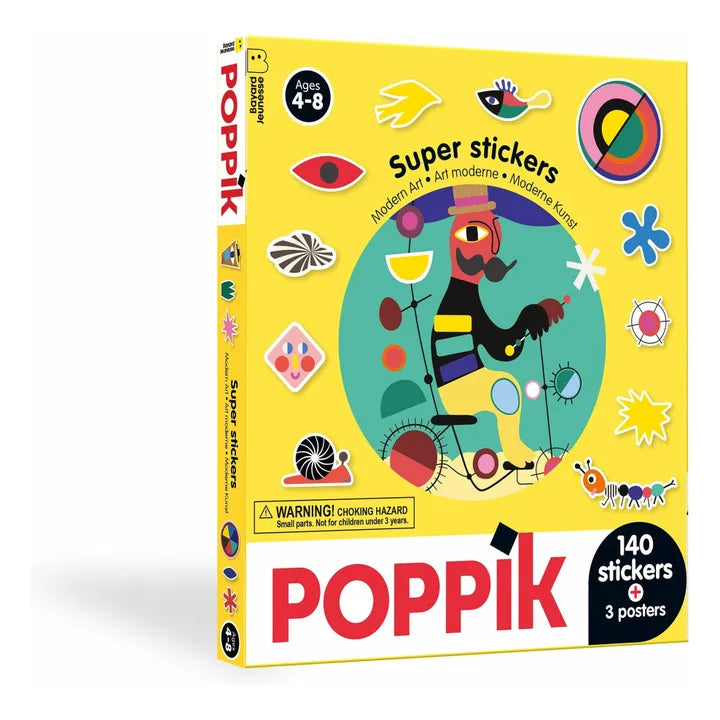 Poppik stickers modern art 