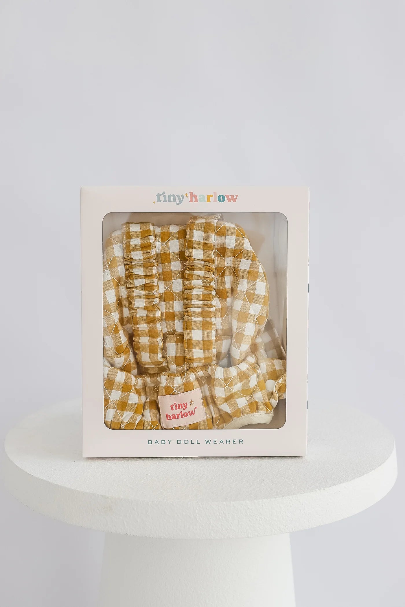 Porte-bébé Tiny Harlow vichy camel