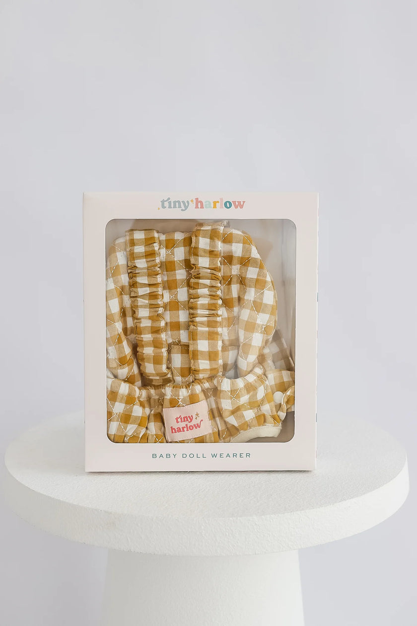 Porte-bébé Tiny Harlow vichy camel