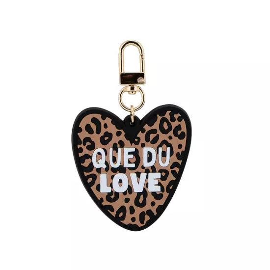 Porte clés que du love léopard