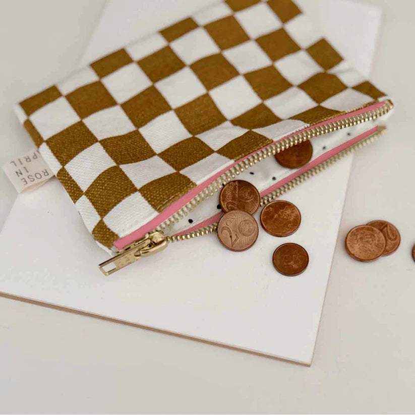 Porte-Monnaie Marie | Damier Caramel