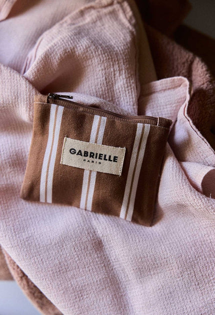 Porte-monnaie | Rayure Noisette