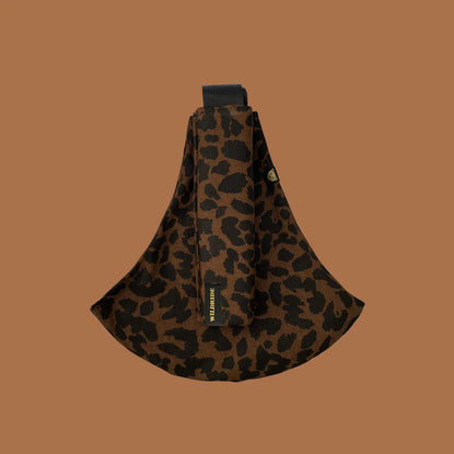 porte bebe leopard marron