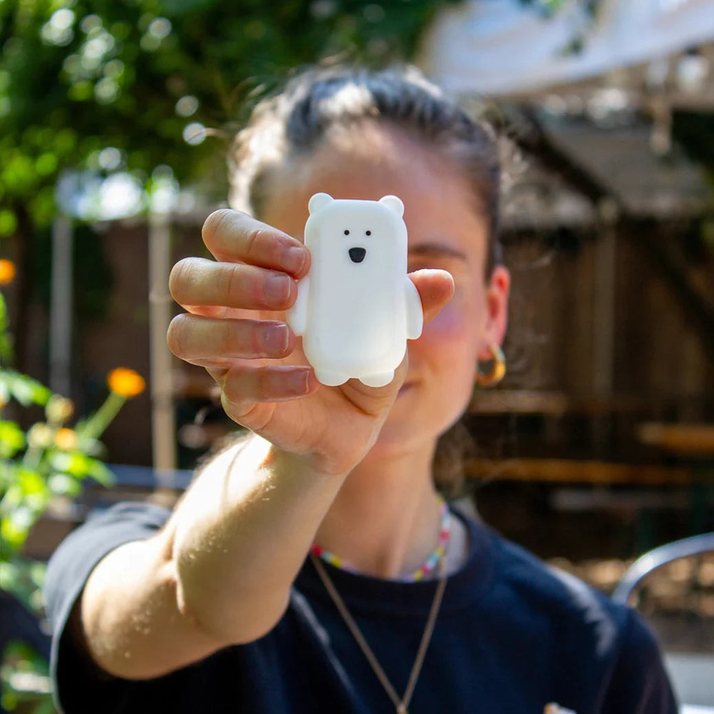porte monnaie ours blanc