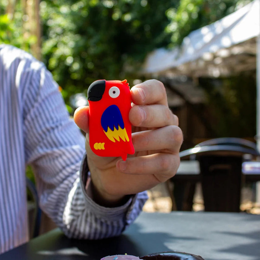 porte monnaie perroquet