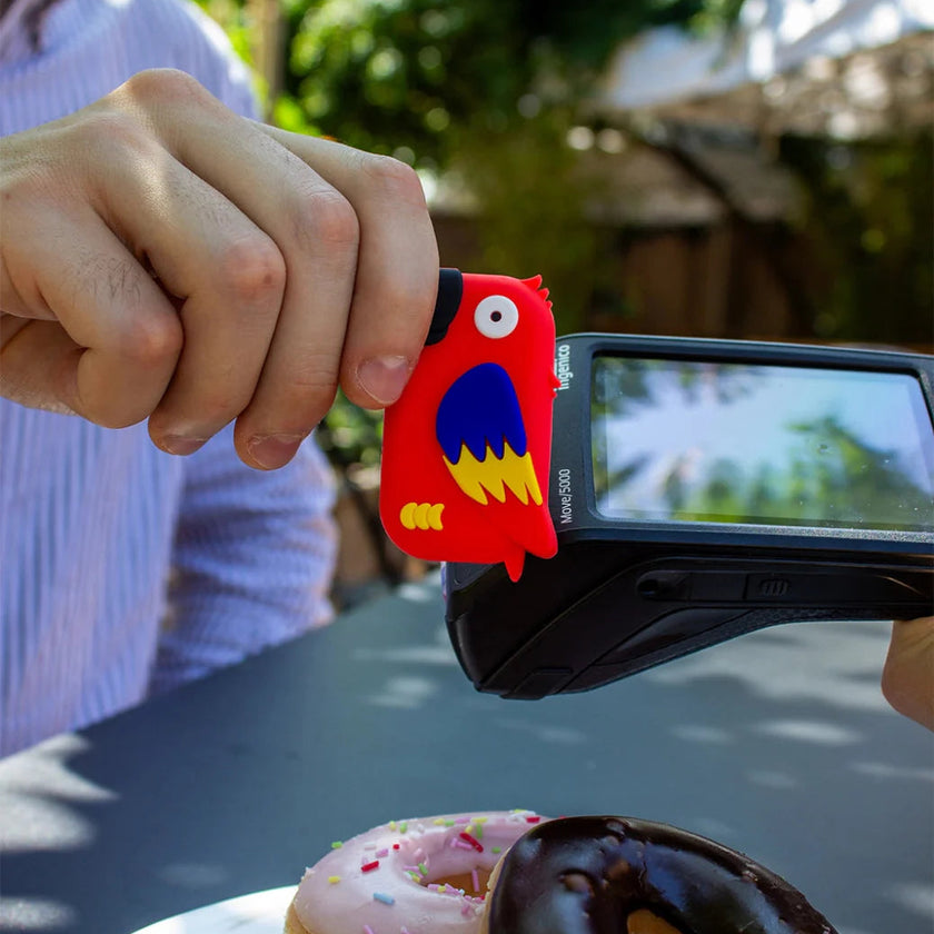 porte monnaie perroquet 