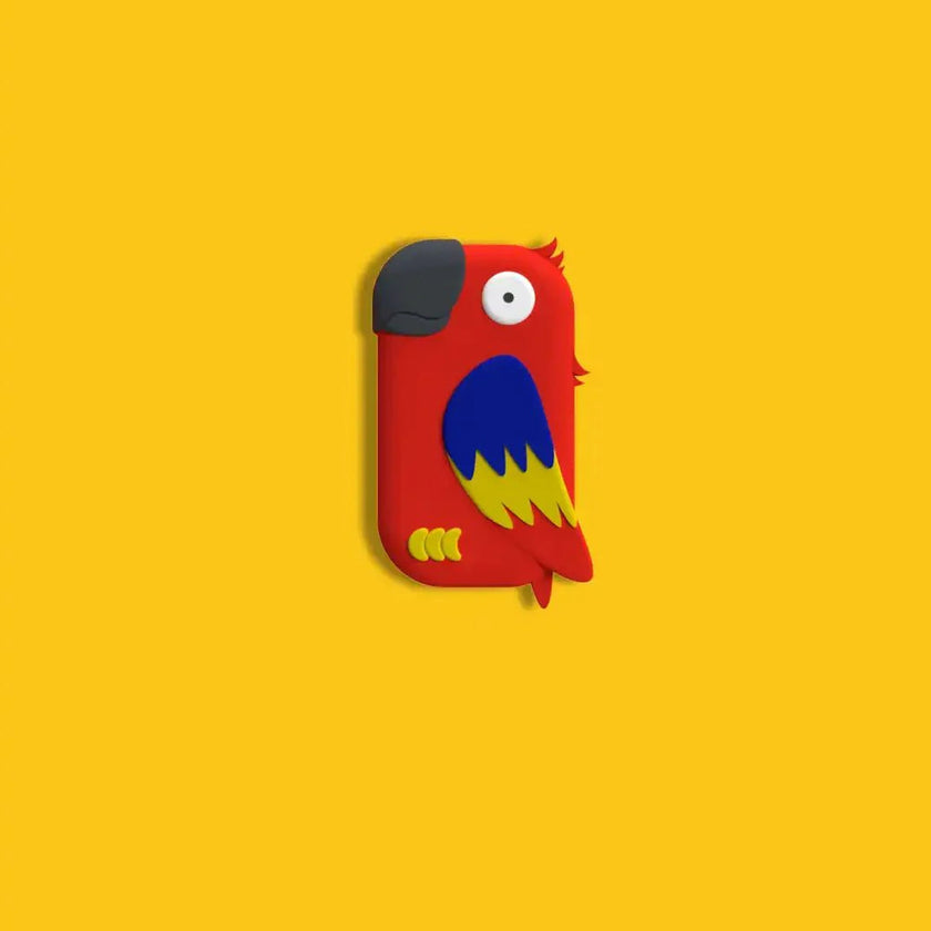 porte monnaie perroquet