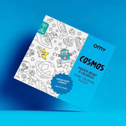 poster geant a colorier cosmos