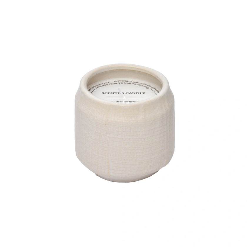 pot bougie vincent beige mat