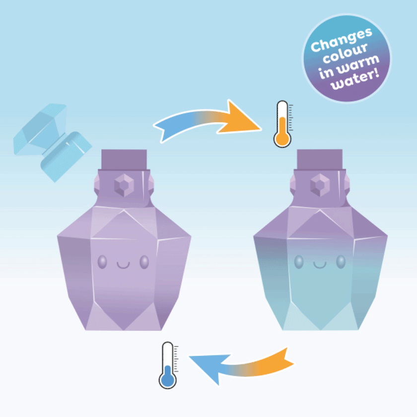 Bouteille de potion magique pour le bain