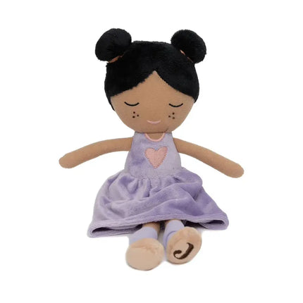 poupée robe violette