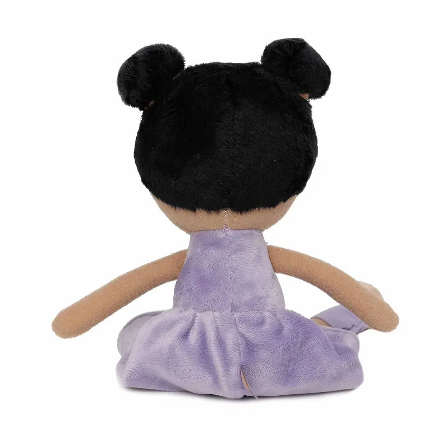 poupée robe violette