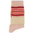 Chaussettes ESCUYER - 5 STRIPES - rose/rouge/orange