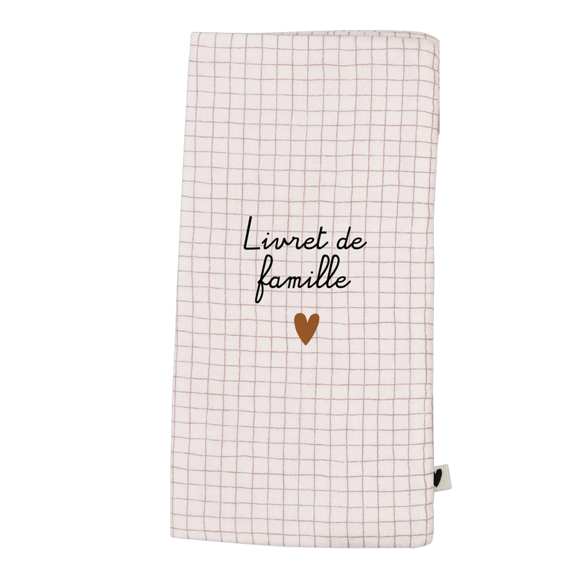 Protège livret de famille | Gaze de coton