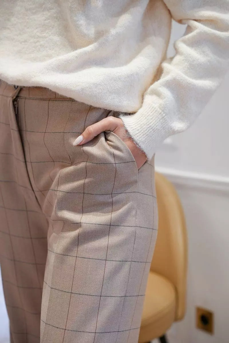 Pull a noeud écru Opullence