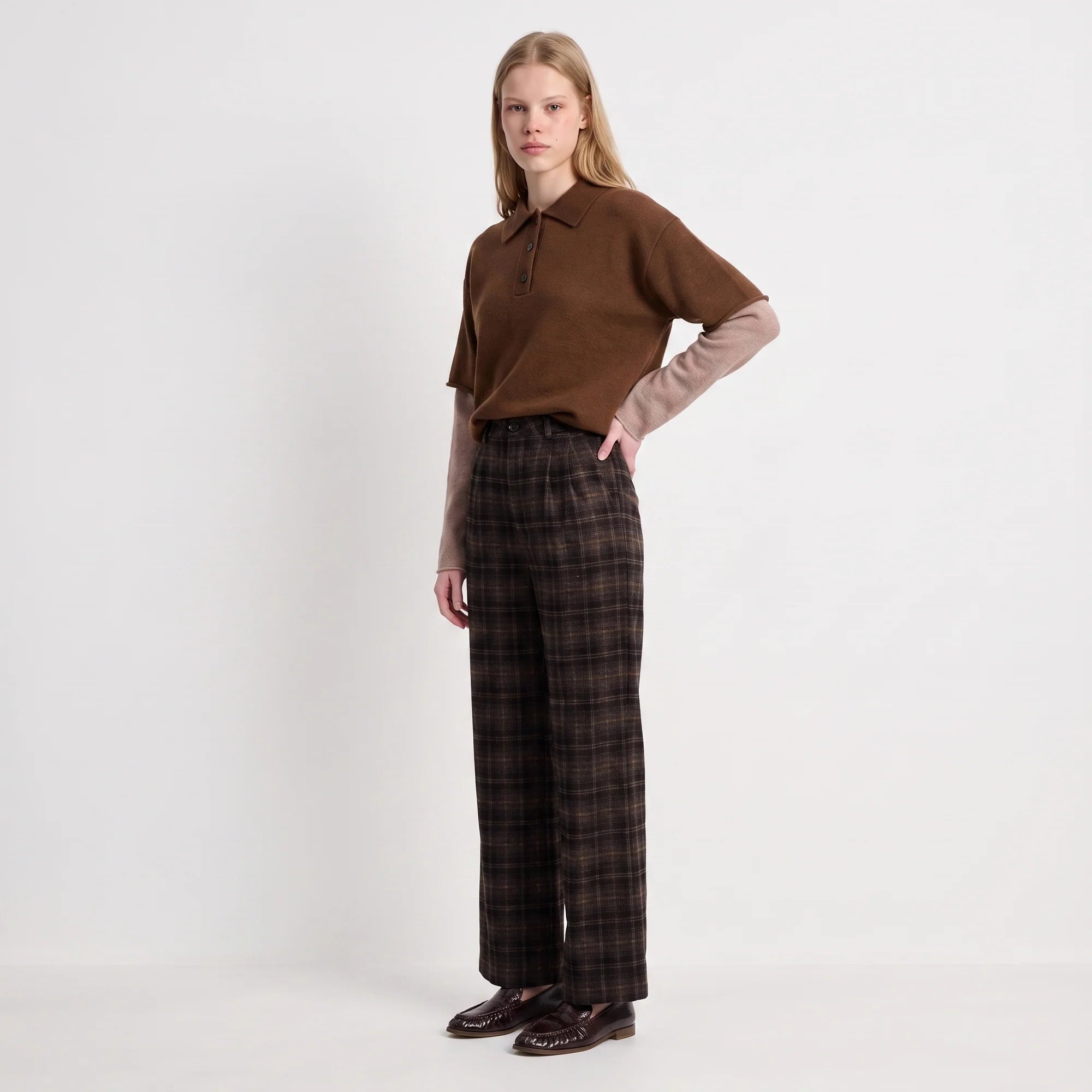Pull mareline Artlove marron