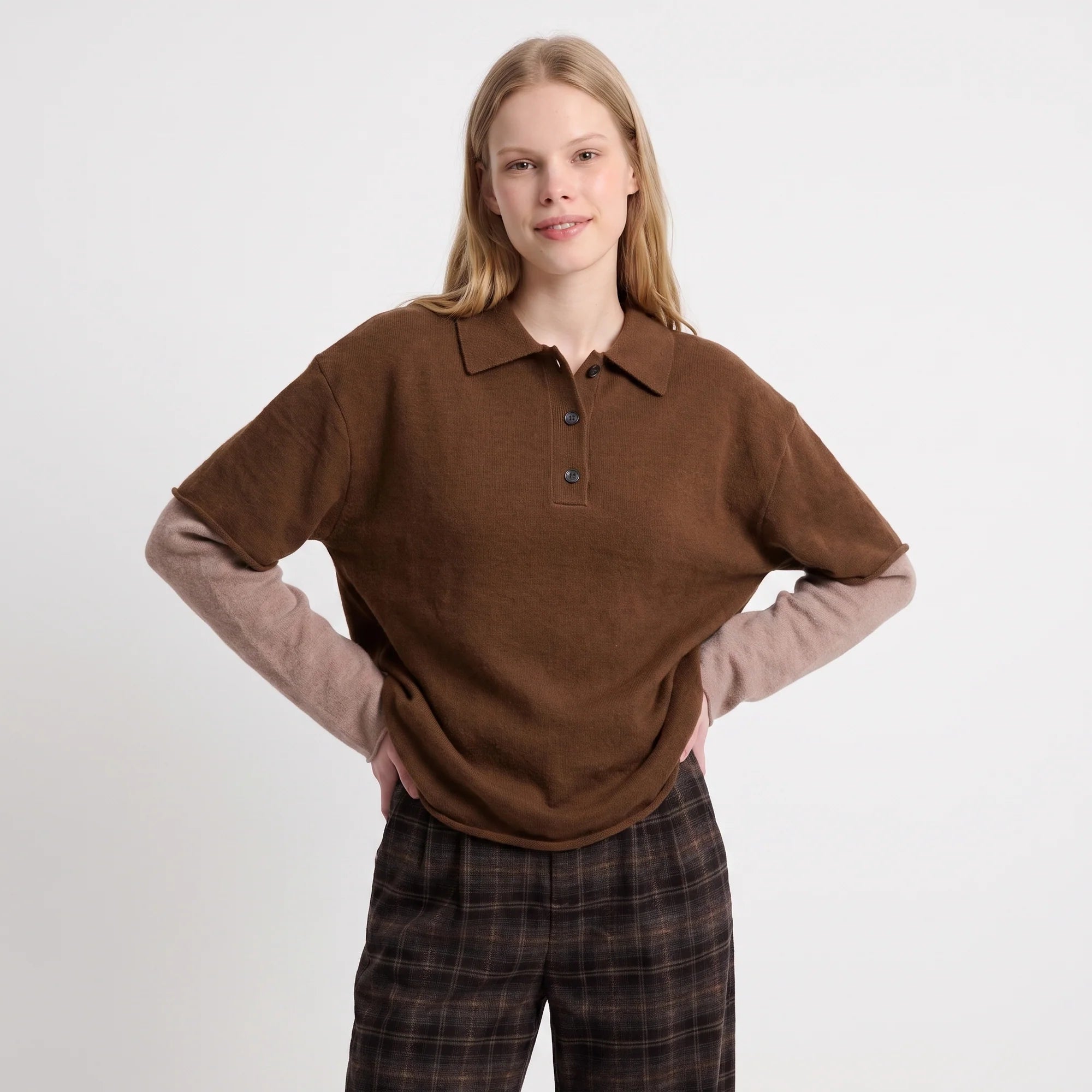 Pull mareline Artlove marron