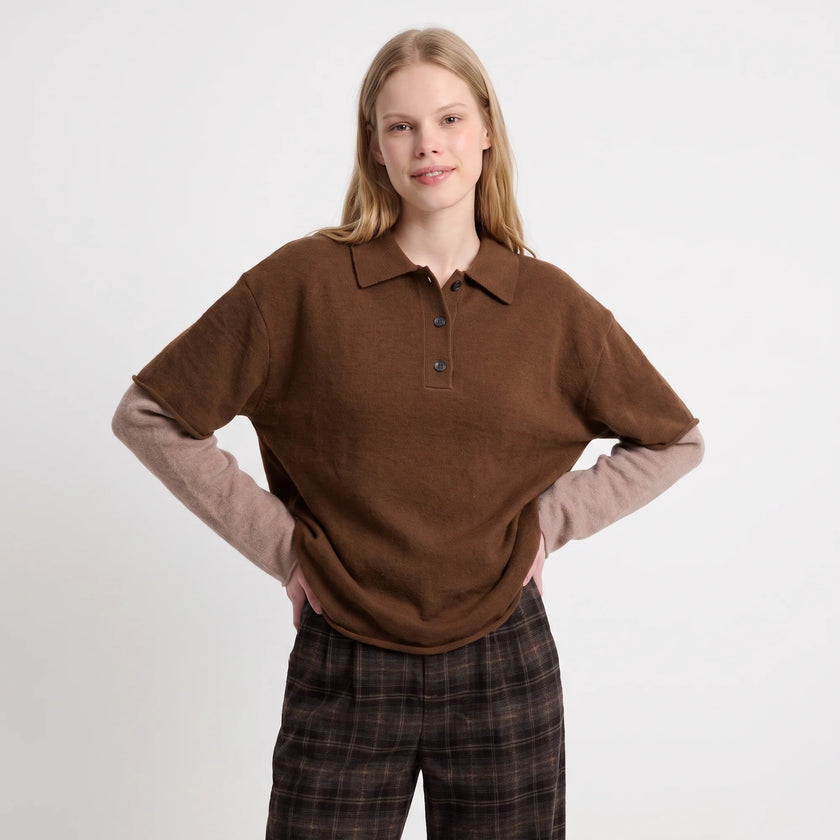 Pull mareline Artlove marron