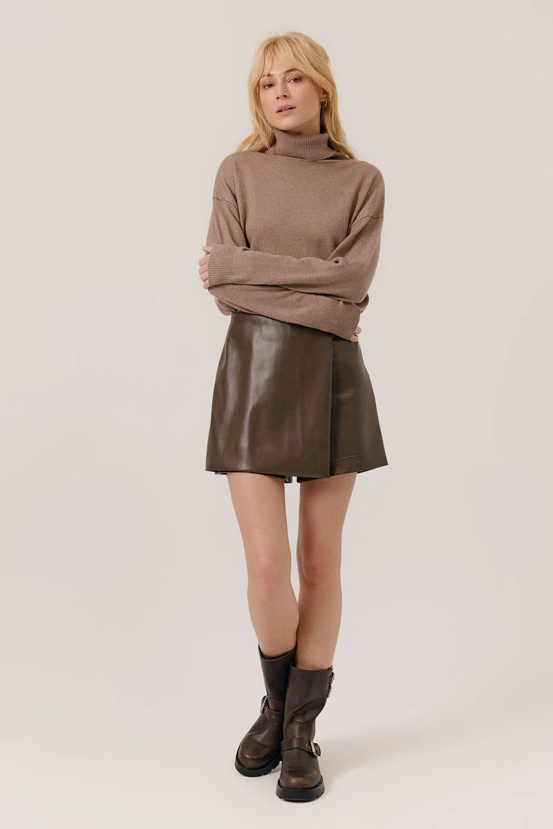 Pull taupe