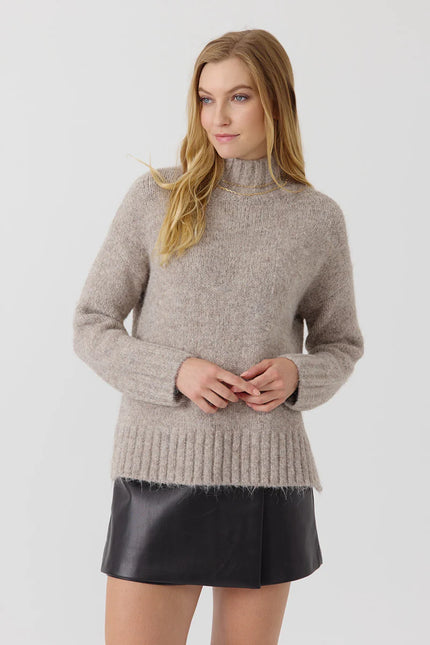 Pull taupe