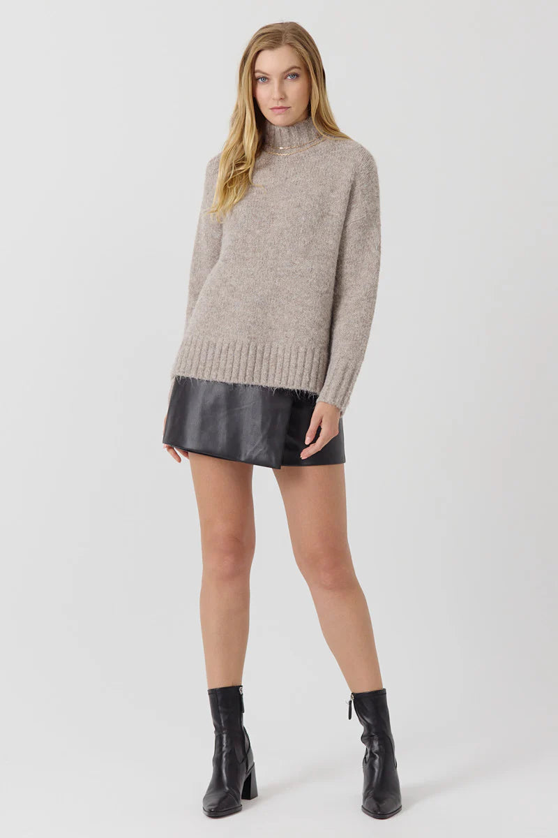 Pull taupe