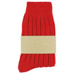 Chaussettes ESCUYER - CASHMERE CREW - rouge