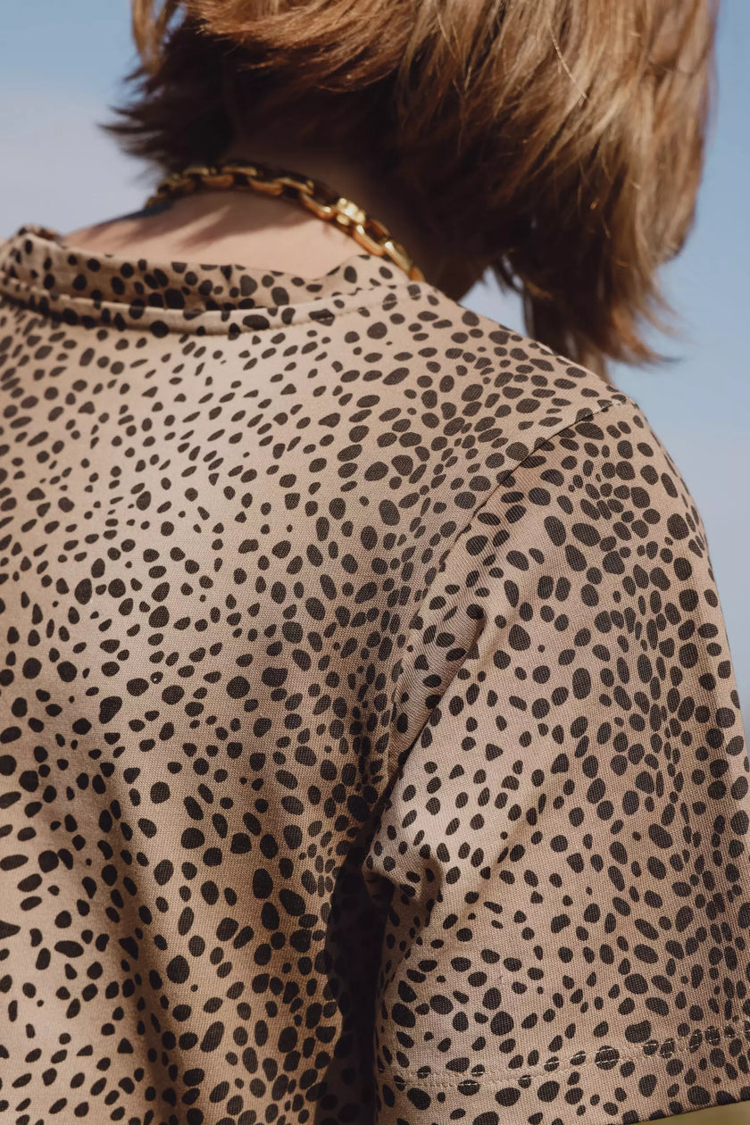Robe Camille guepard hortense