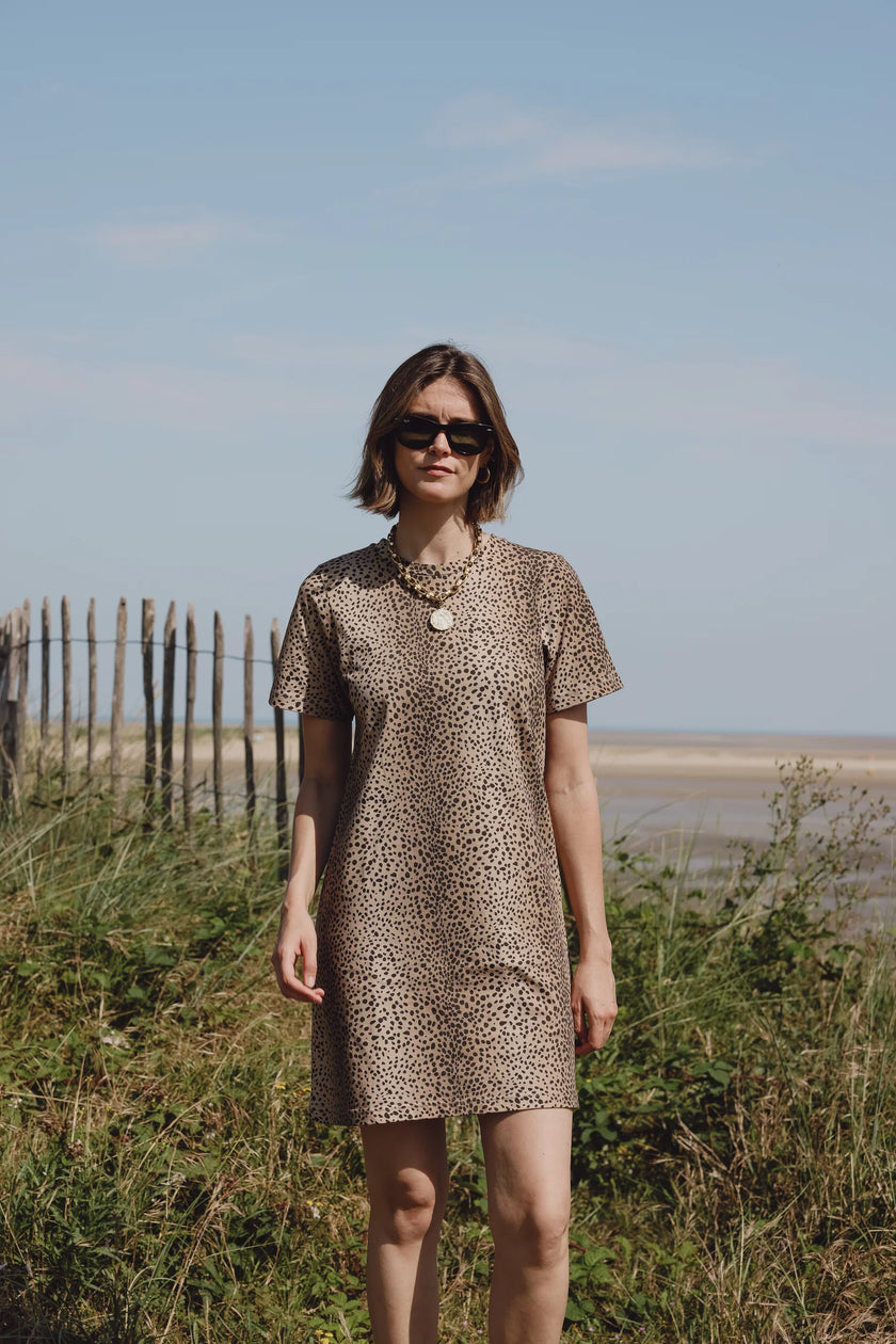 Robe Camille guepard hortense