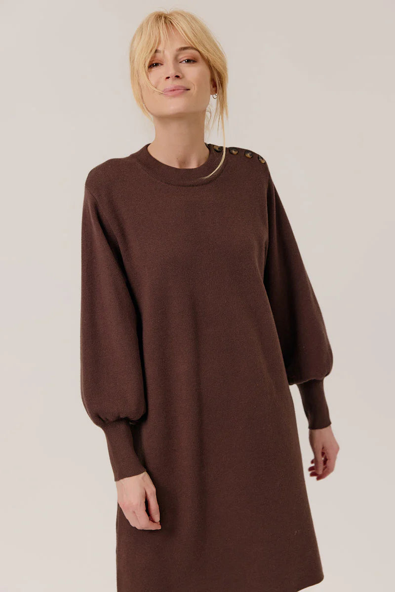 Robe hiver marron