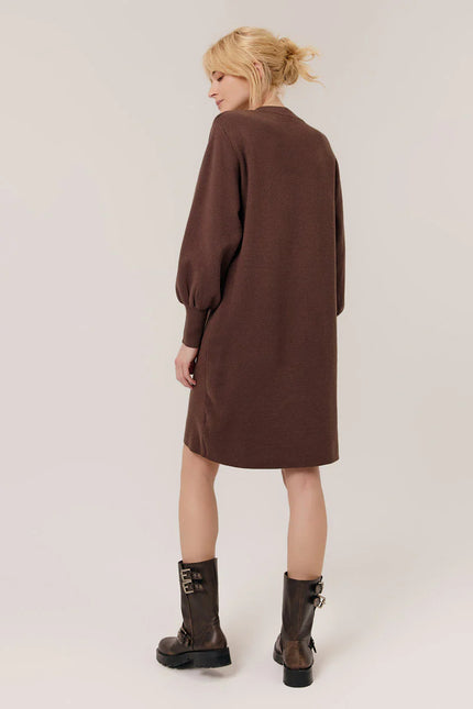 Robe hiver marron
